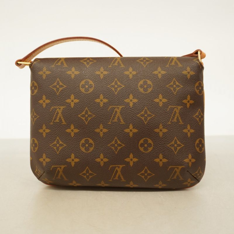 Louis Vuitton Shoulder Bag Monogram Musette Tango Short Strap M51257 Brown