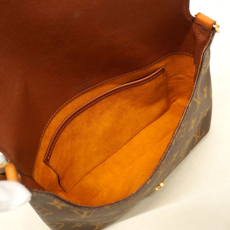 Louis Vuitton Shoulder Bag Monogram Musette Tango Short Strap M51257 Brown