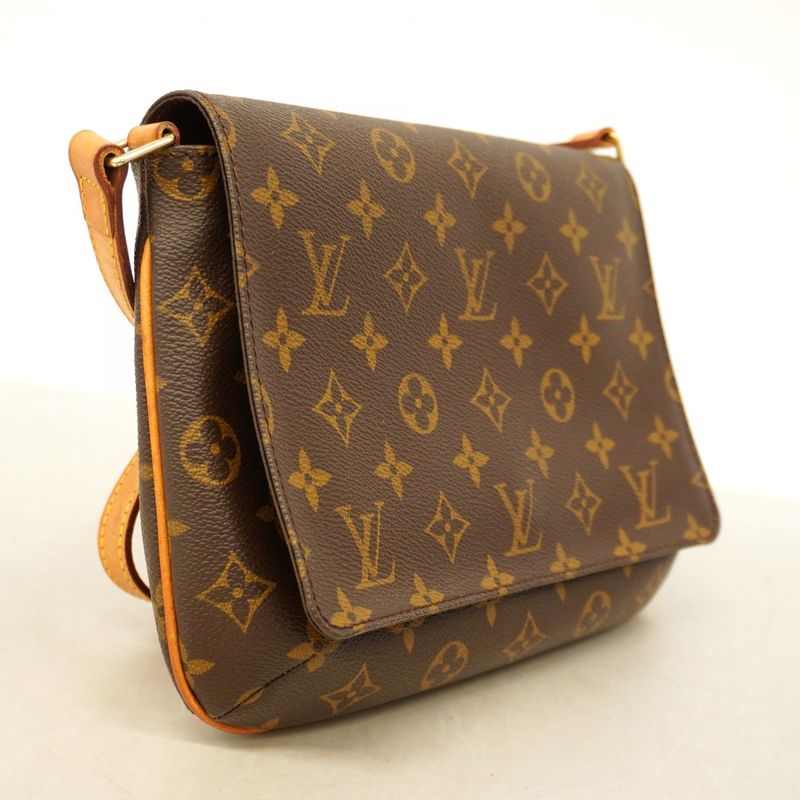 Louis Vuitton Shoulder Bag Monogram Musette Tango Short Strap M51257 Brown