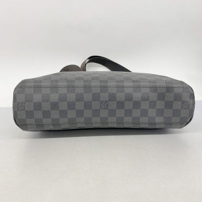 Louis Vuitton Shoulder Bag Damier Graphite Mique MM N41106 Black Men's