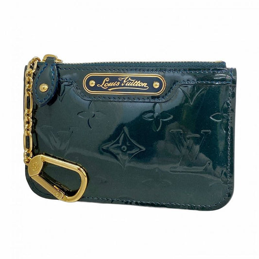 Louis Vuitton Coin Case Vernis Pochette Cles NM M93665 Blue New Ladies