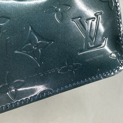 Louis Vuitton Coin Case Vernis Pochette Cles NM M93665 Blue New Ladies