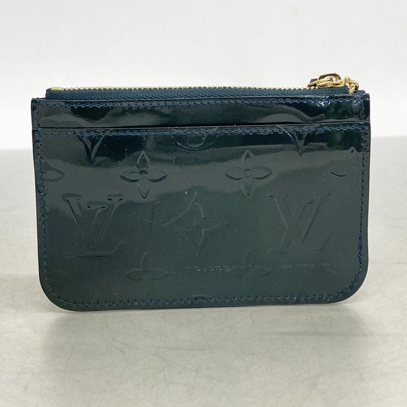 Louis Vuitton Coin Case Vernis Pochette Cles NM M93665 Blue New Ladies