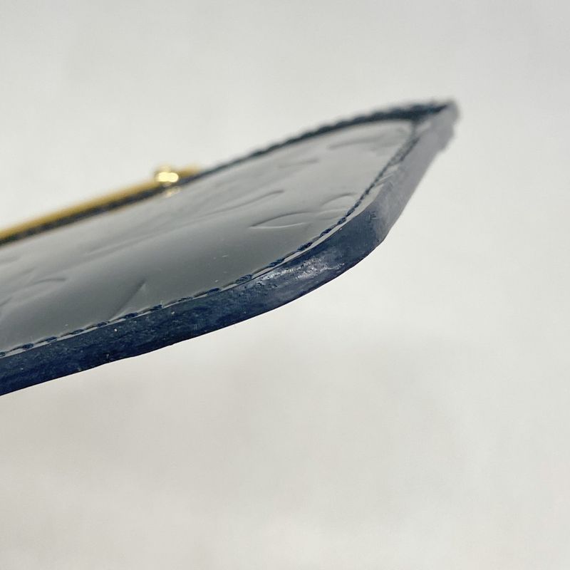 Louis Vuitton Coin Case Vernis Pochette Cles NM M93665 Blue New Ladies