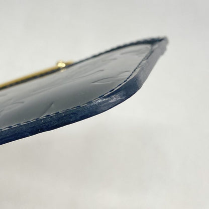 Louis Vuitton Coin Case Vernis Pochette Cles NM M93665 Blue New Ladies