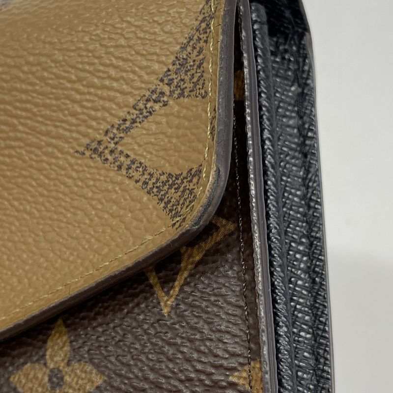 Louis Vuitton Long Wallet Monogram Giant Reverse Portefeuille Sarah M80726