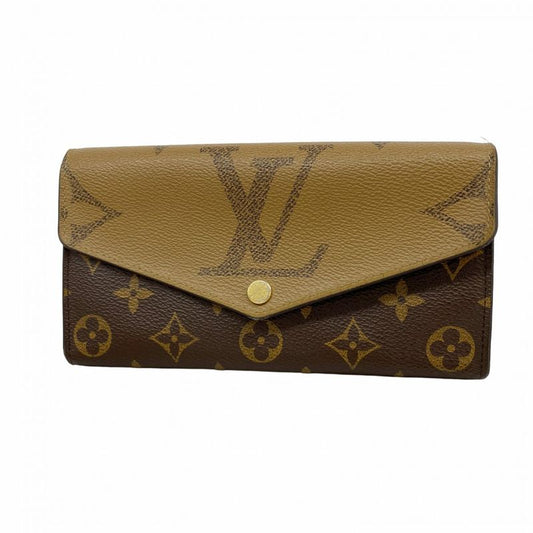 Louis Vuitton Long Wallet Monogram Giant Reverse Portefeuille Sarah M80726