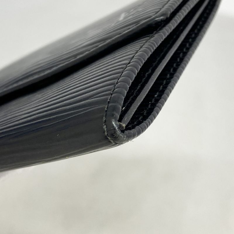 Louis Vuitton Coin Case Epi Porte Culte Surple M63512 Noir Black Men Women