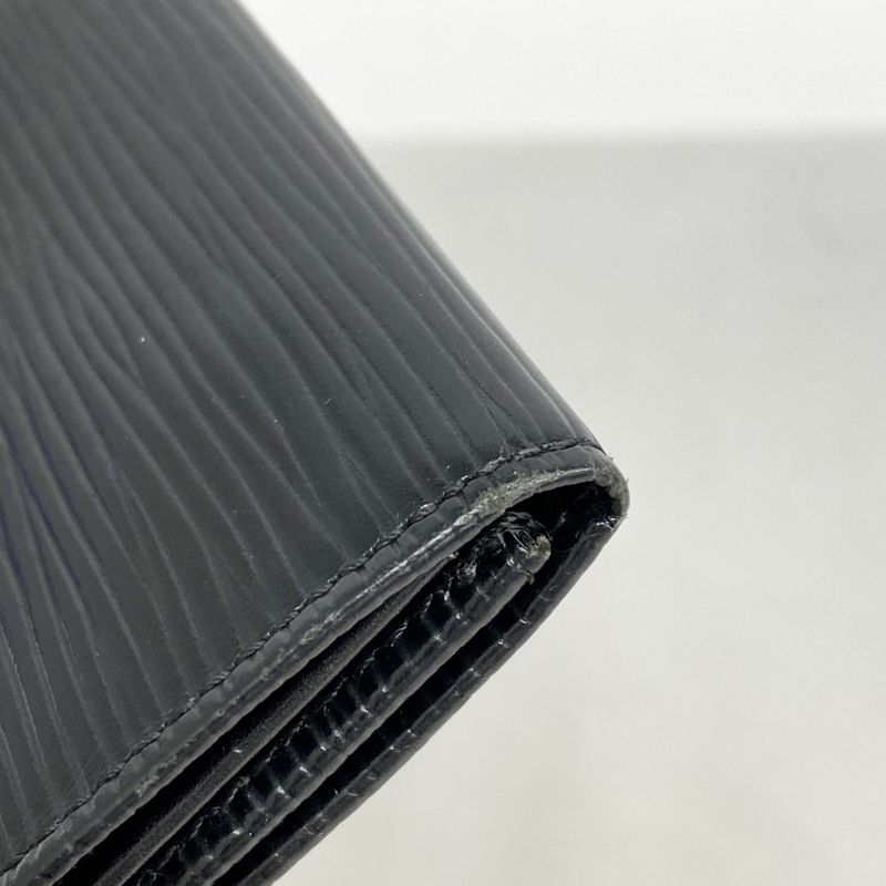 Louis Vuitton Coin Case Epi Porte Culte Surple M63512 Noir Black Men Women