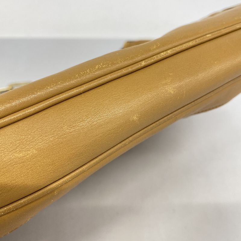 Gucci Shoulder Bag Jackie 001 4015 Leather Brown Gold Hardware Women's