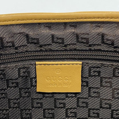 Gucci Shoulder Bag Jackie 001 4015 Leather Brown Gold Hardware Women's