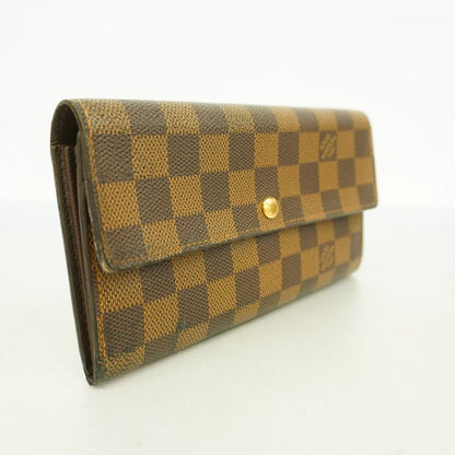 Louis Vuitton Long Wallet Damier Pochette Portmonnais Cles Di N61724 Ebène