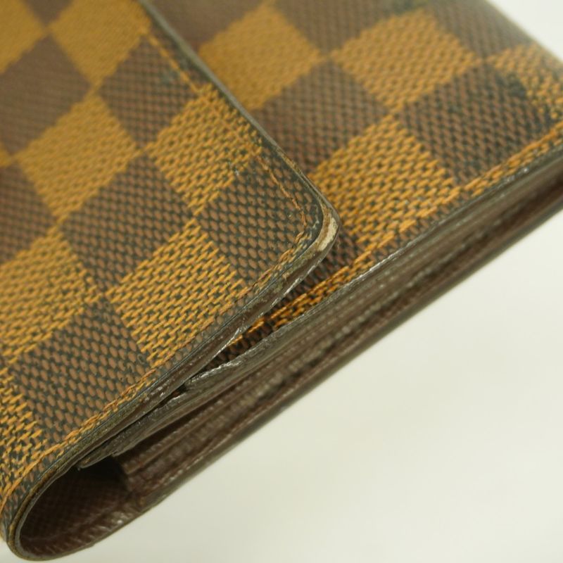 Louis Vuitton Long Wallet Damier Pochette Portmonnais Cles Di N61724 Ebène