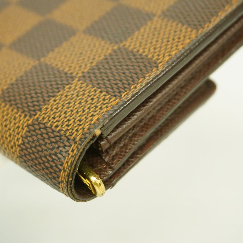 Louis Vuitton Long Wallet Damier Pochette Portmonnais Cles Di N61724 Ebène