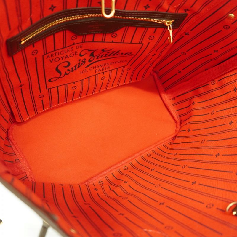 Louis Vuitton Tote Bag Damier Neverfull MM N51105 Ebene Womens