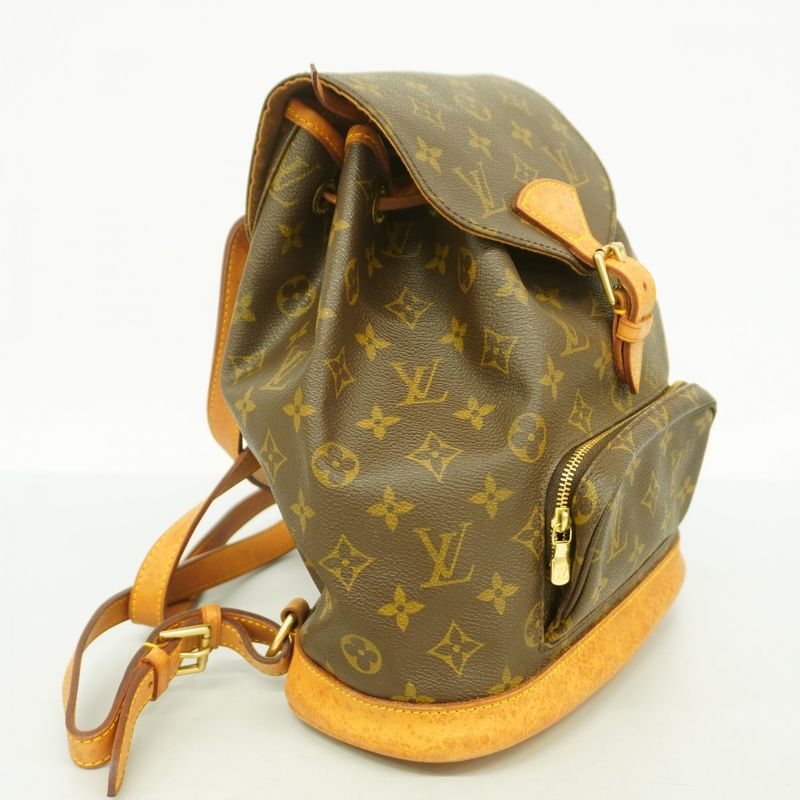Louis Vuitton Backpack Daypack Monogram Montsourismm M51136 Brown Women's