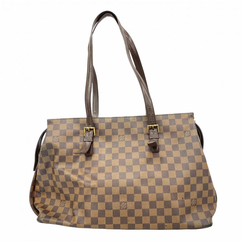 Louis Vuitton Damier Chelsea N51119 Ebene Womens Tote Bag