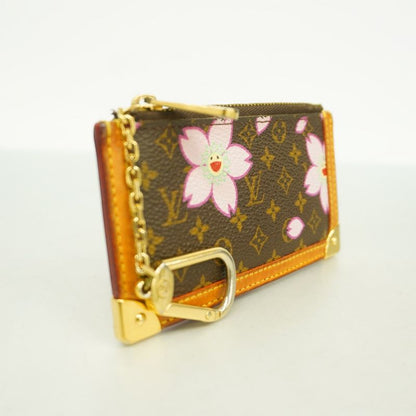 Louis Vuitton Coin Case Monogram Cherry Blossom Collaboration With Takashi