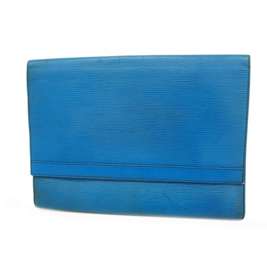 Louis Vuitton Epi Pochette Unverop Clutch Bag M52585 Toledo Blue Men's