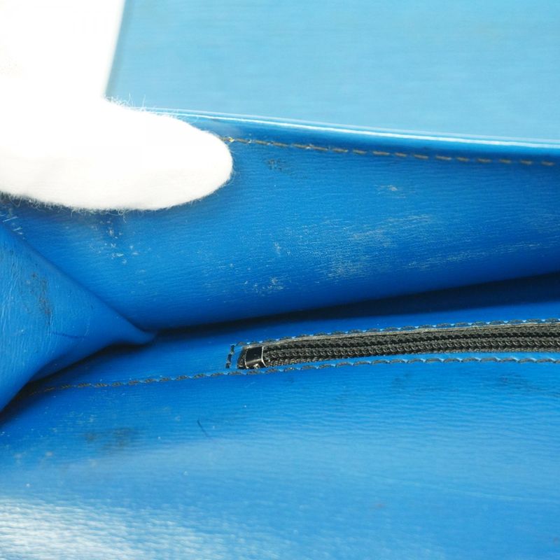 Louis Vuitton Epi Pochette Unverop Clutch Bag M52585 Toledo Blue Men's