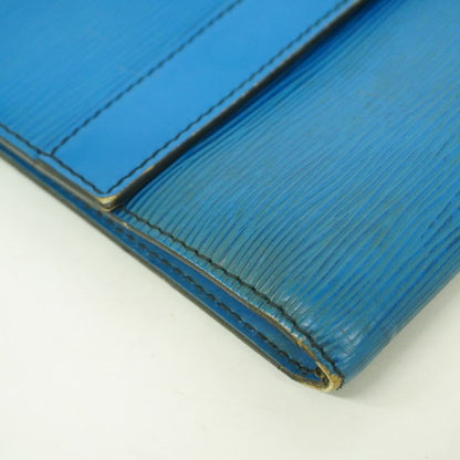 Louis Vuitton Epi Pochette Unverop Clutch Bag M52585 Toledo Blue Men's