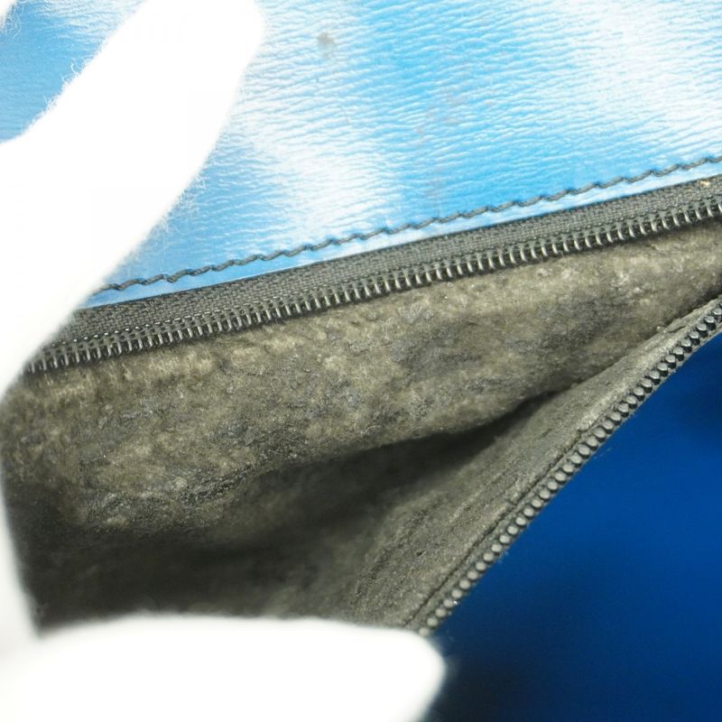 Louis Vuitton Epi Pochette Unverop Clutch Bag M52585 Toledo Blue Men's