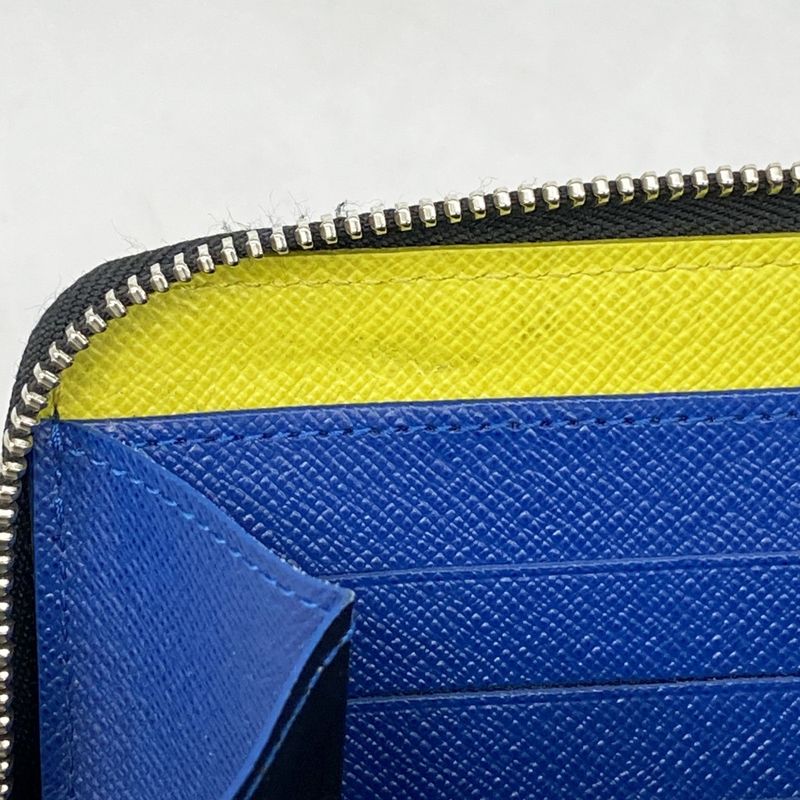 Louis Vuitton Epi Damier Graphite Zippy Organizer NM M68227 Navy Black Men's