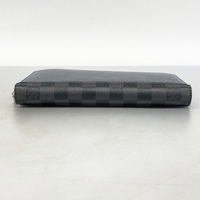 Louis Vuitton Epi Damier Graphite Zippy Organizer NM M68227 Navy Black Men's