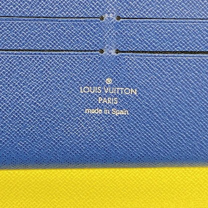 Louis Vuitton Epi Damier Graphite Zippy Organizer NM M68227 Navy Black Men's