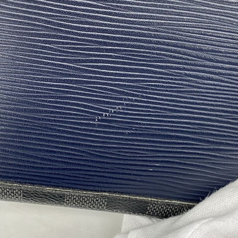 Louis Vuitton Epi Damier Graphite Zippy Organizer NM M68227 Navy Black Men's