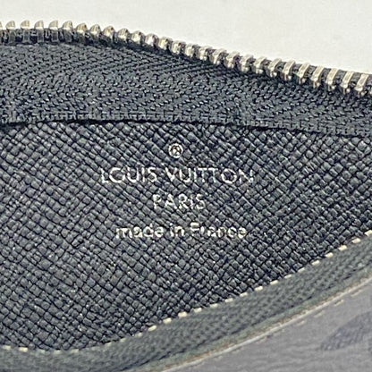 Louis Vuitton Coin Case Monogram Eclipse Reverse Pochette Cles M80905 Gray