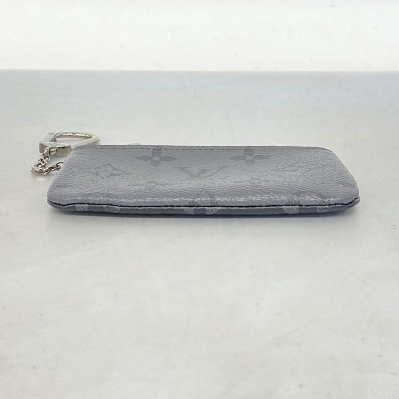 Louis Vuitton Coin Case Monogram Eclipse Reverse Pochette Cles M80905 Gray