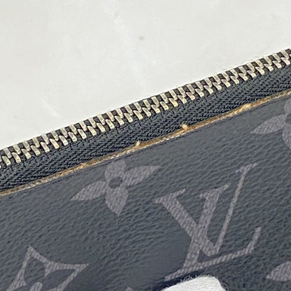 Louis Vuitton Coin Case Monogram Eclipse Reverse Pochette Cles M80905 Gray