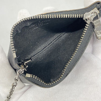 Louis Vuitton Coin Case Monogram Eclipse Reverse Pochette Cles M80905 Gray