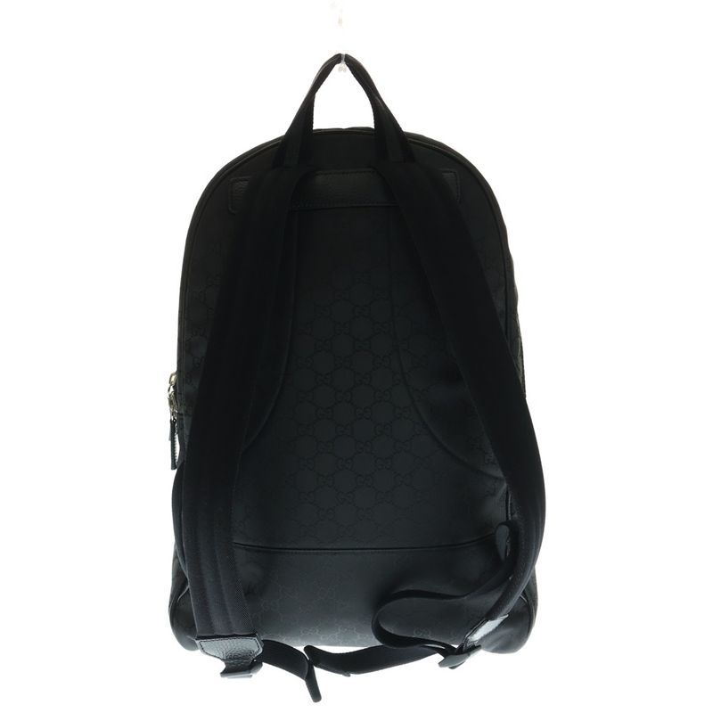 Gucci GG Nylon Backpack Sac Backpack Black 449181 Silver Hardware