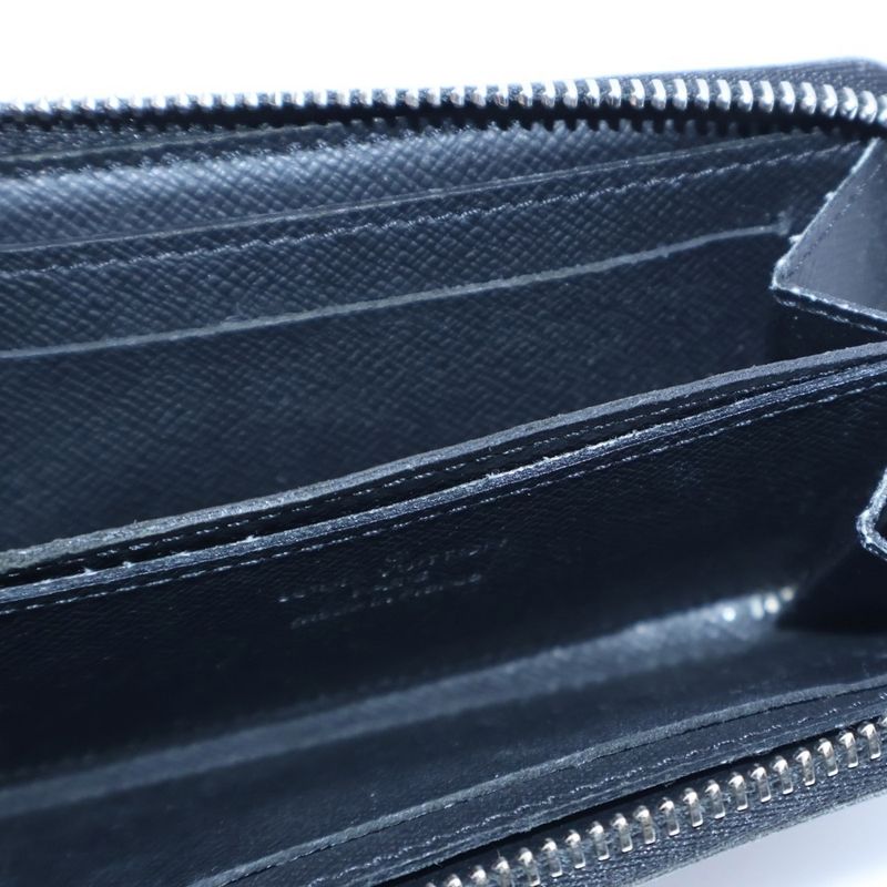 Louis Vuitton Damier Graphite Zippy Coin Case Mini Wallet Black PVC N63076