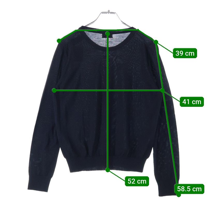 Saint Laurent Paris 15SS Knit Sweater 346629 Y1fh2 Black Women