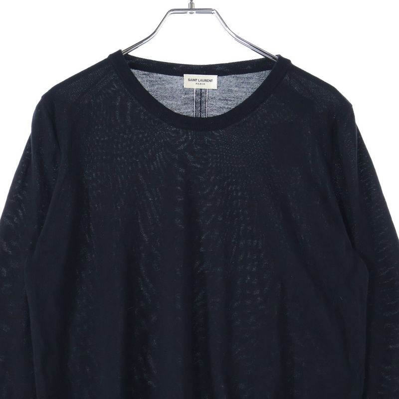 Saint Laurent Paris 15SS Knit Sweater 346629 Y1fh2 Black Women