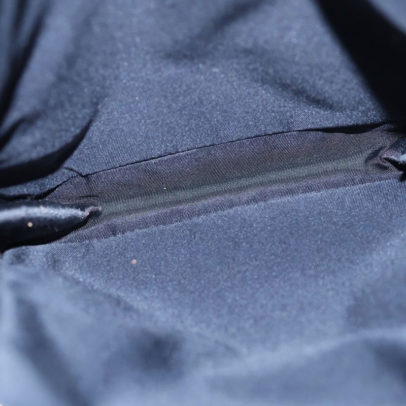 Chanel New Travel Line Shoulder Pochette Shoulder Bag Mini Bag Black Nylon