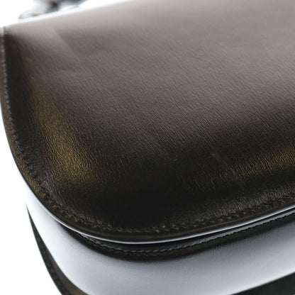 Gucci Bamboo 1947 Small Top Handle Handbag Black Leather 675797 Black Hardware