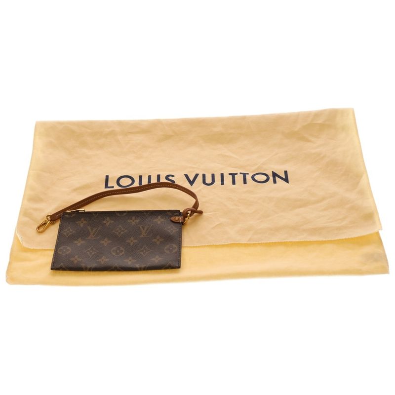 Louis Vuitton Low Key Hobo PM Handbag Tote Bag Brown Leather M25354 Gold