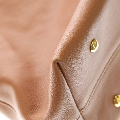 Louis Vuitton Low Key Hobo PM Handbag Tote Bag Brown Leather M25354 Gold