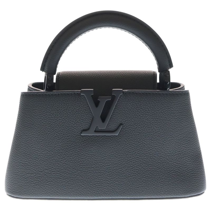 Louis Vuitton Capucines MINI EW 2WAY Bag Handbag Mini Bag Shoulder Bag Black