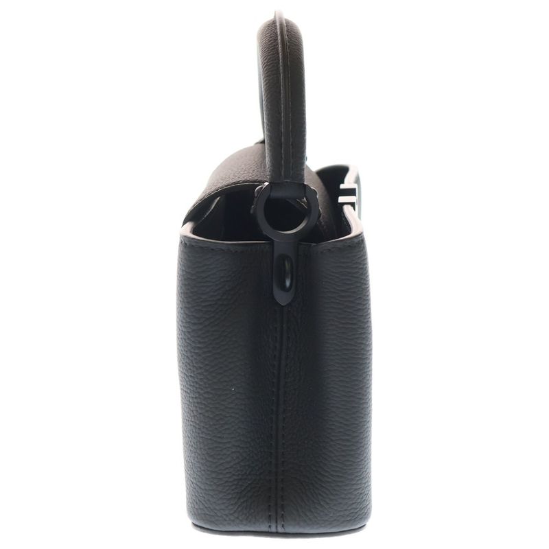 Louis Vuitton Capucines MINI EW 2WAY Bag Handbag Mini Bag Shoulder Bag Black