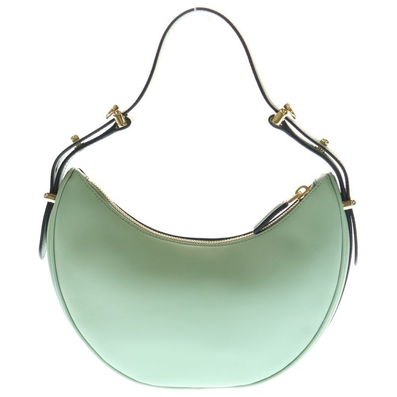 Prada Arche Small One Shoulder Bag Handbag Light Green Leather 1bc194 Gold