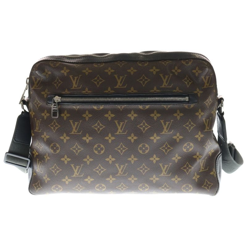 Louis Vuitton Monogram Macassar Torres Shoulder Bag Brown And Black Pvcleather