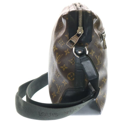 Louis Vuitton Monogram Macassar Torres Shoulder Bag Brown And Black Pvcleather