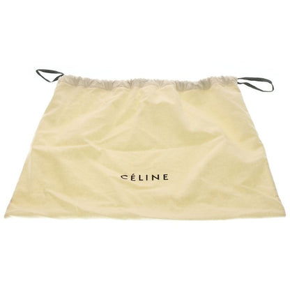 Celine Trifold Tote Handbag Wine Red Bordeaux Leather Gold Hardware