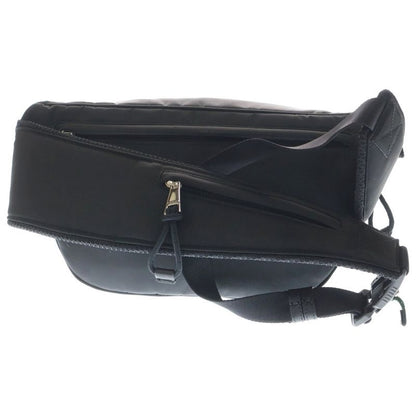 Gucci GG Nylon Large Embossed Belt Bag Body Bag Waist Bag Shoulder Bag Black