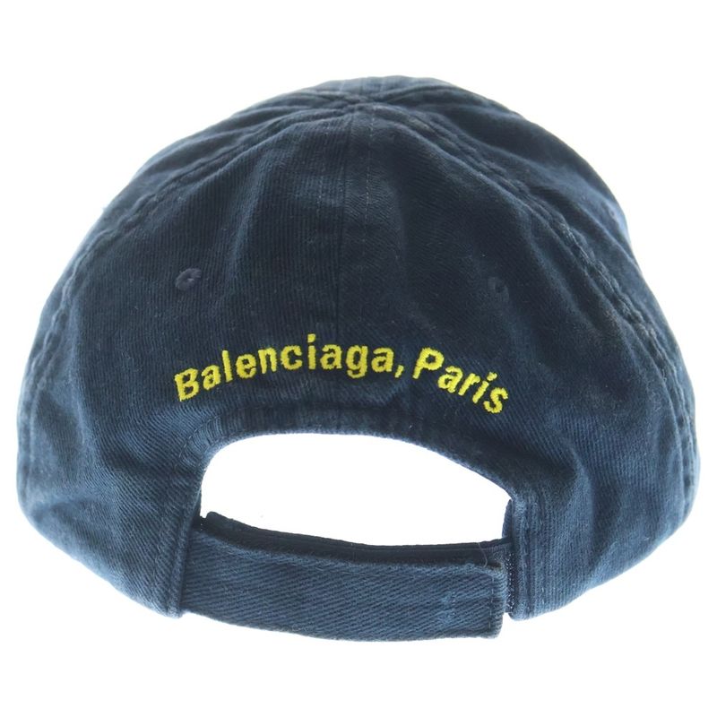 Balenciaga FBI Logo Baseball Cap Navy